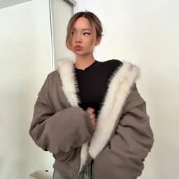 Warm Hooded Wowone's Faux Fur Jacket Batwing Sleeve Zipper Loose Reversible Puffy Coat With Pocket 2026 New Winter Lady Jackets
