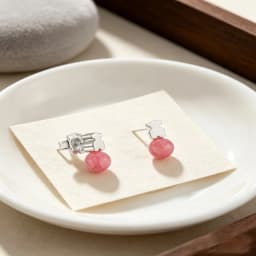 Shiny Bear Huggie Earrings Chic Daily Accessory Easy To Match Clothes Lovely Gift For Female Friends