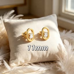 Shiny Bear Huggie Earrings Chic Daily Accessory Easy To Match Clothes Lovely Gift For Female Friends