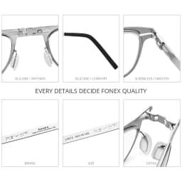 FONEX High Quality Folding Reading Glasses Men Women Foldable Presbyopia Reader Hyperopia Diopter Eyeglasses Screwless LH012