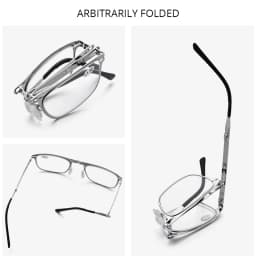 FONEX High Quality Folding Reading Glasses Men Women Foldable Presbyopia Reader Hyperopia Diopter Eyeglasses Screwless LH012