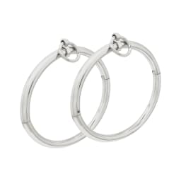 Polished Shining Stainless Steel Lockable Wrist Ankle Cuffs Bangle Bracelet With Removable O Ring Lock Screw Key