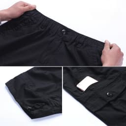 Men's Cotton Camouflage Cargo Shorts Loose Plus Size Casual Multi-Pocket Capri Pants Trendy Streetwear