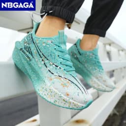 Men Running Shoes Breathable Lightweight Comfortable Casual Shoes Outdoor Wear-resistant Low-top Sports Walking Size 35-45