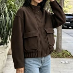 Casual Stand Collar Loose Jacket Zipper Button Pocket Long Sleeve Locomotive Windbreaker 2026 Spring Fall NEW Fashion Outerwear
