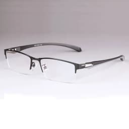 Men Titanium Alloy Eyeglasses Frame for Male Eyewear Flexible Temples Legs IP Electroplating Alloy Material Full Rim Half Rim