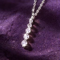 IOGOU 14k Gold Filled 0.92cttw D Color Round Moissanite Pendant Necklace for Women 5-Stone Bar Collar GRA Certified Jewelry Gift