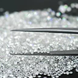 D VVS-VS Top Melee Lab Grown Diamonds 0.8mm ~ 4mm HPHT Full Cut VVS-VS Loose Diamond Wholesale