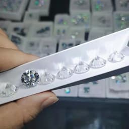 D VVS-VS Top Melee Lab Grown Diamonds 0.8mm ~ 4mm HPHT Full Cut VVS-VS Loose Diamond Wholesale