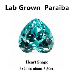 Lab Grown Paraiba Oval Cut Neon Blue Color for DIY Advanced Jewelry Making Inlay Ring Necklace Selectable Certificate
