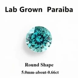 Lab Grown Paraiba Oval Cut Neon Blue Color for DIY Advanced Jewelry Making Inlay Ring Necklace Selectable Certificate