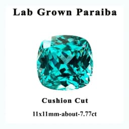 Lab Grown Paraiba Oval Cut Neon Blue Color for DIY Advanced Jewelry Making Inlay Ring Necklace Selectable Certificate