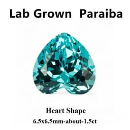 Lab Grown Paraiba Oval Cut Neon Blue Color for DIY Advanced Jewelry Making Inlay Ring Necklace Selectable Certificate
