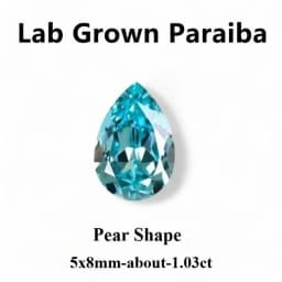 Lab Grown Paraiba Oval Cut Neon Blue Color for DIY Advanced Jewelry Making Inlay Ring Necklace Selectable Certificate