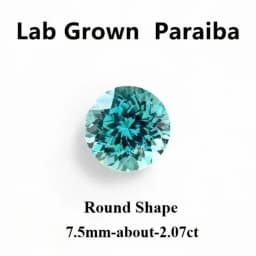 Lab Grown Paraiba Oval Cut Neon Blue Color for DIY Advanced Jewelry Making Inlay Ring Necklace Selectable Certificate
