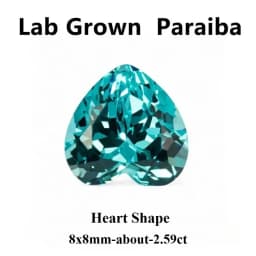 Lab Grown Paraiba Oval Cut Neon Blue Color for DIY Advanced Jewelry Making Inlay Ring Necklace Selectable Certificate
