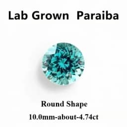 Lab Grown Paraiba Oval Cut Neon Blue Color for DIY Advanced Jewelry Making Inlay Ring Necklace Selectable Certificate
