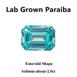 Lab Grown Paraiba Oval Cut Neon Blue Color for DIY Advanced Jewelry Making Inlay Ring Necklace Selectable Certificate
