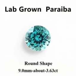 Lab Grown Paraiba Oval Cut Neon Blue Color for DIY Advanced Jewelry Making Inlay Ring Necklace Selectable Certificate
