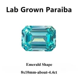 Lab Grown Paraiba Oval Cut Neon Blue Color for DIY Advanced Jewelry Making Inlay Ring Necklace Selectable Certificate