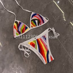 Classic Design Lady Headband Scarf Romper with Letter Signature Logo Yoga Sets Luxury Brand Lady Sports Sets Beachwear
