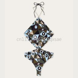 Classic Design Lady Headband Scarf Romper with Letter Signature Logo Yoga Sets Luxury Brand Lady Sports Sets Beachwear