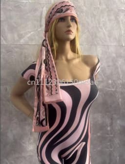 Classic Design Lady Headband Scarf Romper with Letter Signature Logo Yoga Sets Luxury Brand Lady Sports Sets Beachwear