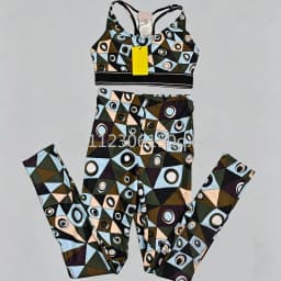 Classic Design Lady Headband Scarf Romper with Letter Signature Logo Yoga Sets Luxury Brand Lady Sports Sets Beachwear