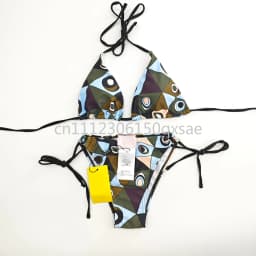 Classic Design Lady Headband Scarf Romper with Letter Signature Logo Yoga Sets Luxury Brand Lady Sports Sets Beachwear