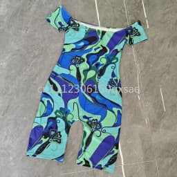 Classic Design Lady Headband Scarf Romper with Letter Signature Logo Yoga Sets Luxury Brand Lady Sports Sets Beachwear