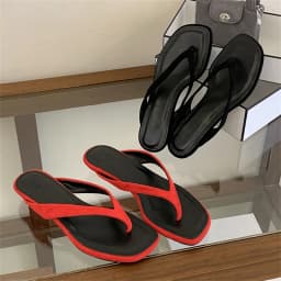 2027 Summer Fashion Shallow Square Clip Toe Slippers Women Low Heels Sandals Elegant Party Flip Flops Female Shoes