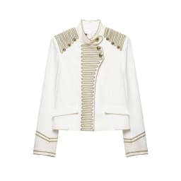 New Women's Napoleon Jacket Street Stand Collar Long Sleeve Buttons Short Jackets Chic 2026 Autumn Female Daily Outerwear