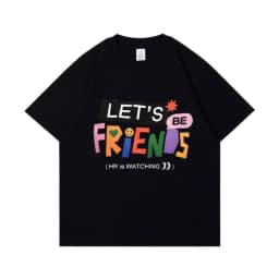 Enemies with Benefits JanJingjing Same T Shirt Men Women's Fashion Vintage T-shirts Harajuku Short Sleeve Oversized T Shirts