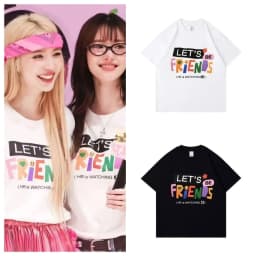 Enemies with Benefits JanJingjing Same T Shirt Men Women's Fashion Vintage T-shirts Harajuku Short Sleeve Oversized T Shirts