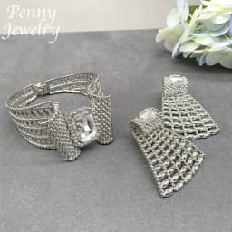Original Rhinestones Jewelry Set for Women Collar Exaggerated Zirconia Necklace Earring Bracelet Ring Wedding Party Gifts