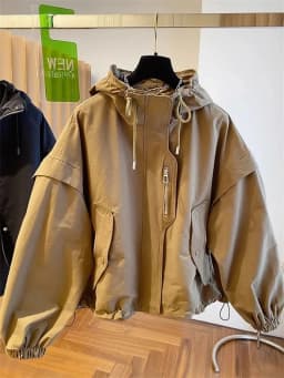 Summer Women Thin Jacket 2026 New Casual Short Jacket Top Loose Breathable Drawstring windbreaker Hooded Sun Protection Clothes