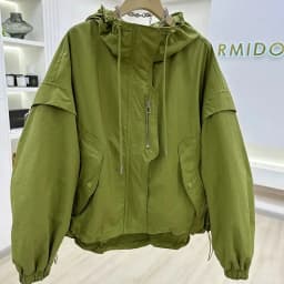 Summer Women Thin Jacket 2026 New Casual Short Jacket Top Loose Breathable Drawstring windbreaker Hooded Sun Protection Clothes