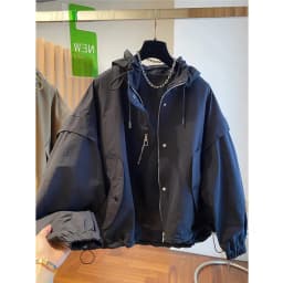 Summer Women Thin Jacket 2026 New Casual Short Jacket Top Loose Breathable Drawstring windbreaker Hooded Sun Protection Clothes