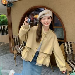 2026 Autumn New Short Windbreaker Jackets Women Trench Coat Female Casual Korean Fashion High-end All-match Outerwear Top Lady