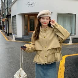 2026 Autumn New Short Windbreaker Jackets Women Trench Coat Female Casual Korean Fashion High-end All-match Outerwear Top Lady