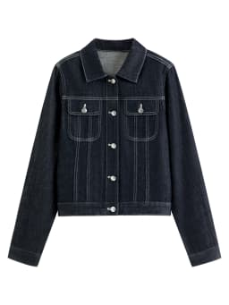 FSLE【Premium Series】Vintage Y2K Denim Jacket Jeans Set Slim Trucker Coat Straight Leg Jeans Co-ord for Retro Street Chic Style
