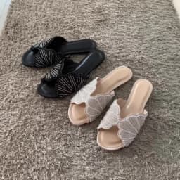2026 Summer Outside Shoes Peep Toe Women Sandals Casual Beach Comfortable Slides Embellished Shell Studded Diamond Flat Slippers