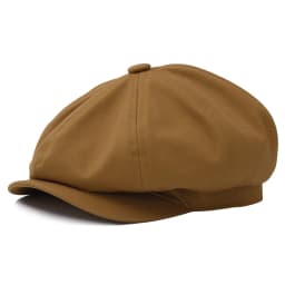 BOTVELA Newsboy Cap Men's White Twill Cotton Hat Women's Baker Boy Caps Retro Big Headpiece Large Hat Cabbie Apple Beret Driver