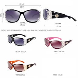 PARZIN Luxury Sunglasses Women Brand Designer Vintage Polarized Ladies Sun Glasses Hollow Lace Female Driving Goggles Shades