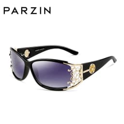 PARZIN Luxury Sunglasses Women Brand Designer Vintage Polarized Ladies Sun Glasses Hollow Lace Female Driving Goggles Shades