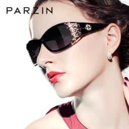 PARZIN Luxury Sunglasses Women Brand Designer Vintage Polarized Ladies Sun Glasses Hollow Lace Female Driving Goggles Shades