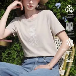I BELIEVE YOU Elegant Casual Round Neck Short Sleeved T-Shirt 2026 Summer New Flower Embroidered Commuter Top Women 2263016343