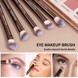 MAANGE 28pcs Makeup Brushes Set Gift Box Double Head Foundation Brush Concealer Brush Powder Brush Blending Eyeshadow Brushes