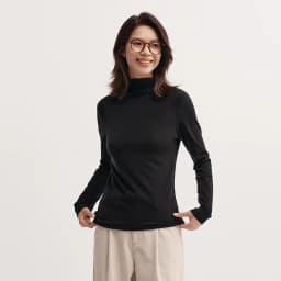 Semir Women Tshirt Thermal Antibacterial Half Turtleneck Solid Slim Fit Long Sleeve 2026 Everyday Layering Base Top
