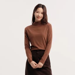 Semir Women Tshirt Thermal Antibacterial Half Turtleneck Solid Slim Fit Long Sleeve 2026 Everyday Layering Base Top